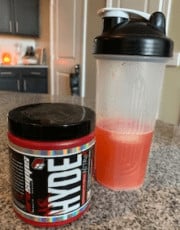 What are the benefits for a preworkout - mr hyde nitro x - drink shaker