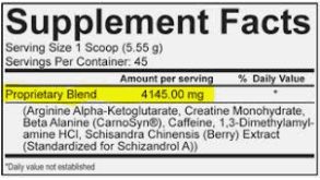 Is A Pre Workout Safe - proprietary blend
