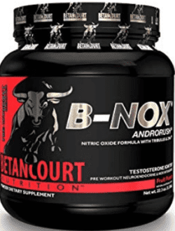 What's the Best Pre Workout Supplement for Men - container of b-nox androrush pre workout