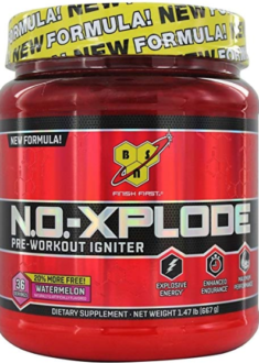 What's The Best Pre Workout Drink - container of no xplode pre workout