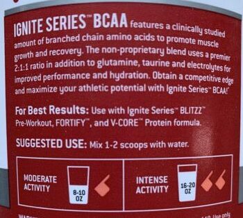 What Is a Intra Workout - BCAA directions
