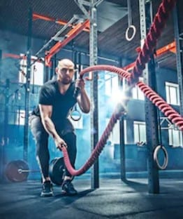 What Is The Best BCAA's Supplement - man exercising with ropes
