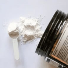 Amino Acid and Muscle Growth - creatine powder scoop