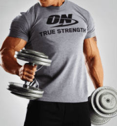ON gold standard whey protein review - ON supplement t-shirt