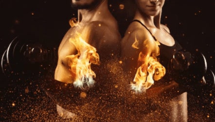 What Is The Best Vegan Pre Workout - man and woman on fire