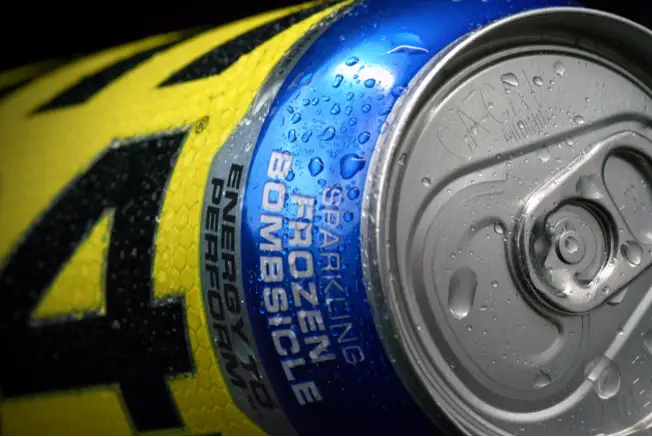 C4 Energy Drink Ingredients - close up of can