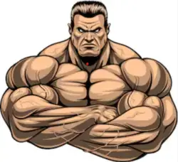 Post Workout Supplements for Muscle Gain - animated muscle man