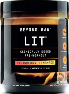 What Is The Best Fat Burning Pre Workout Supplement - Beyond Raw LIT pre workout