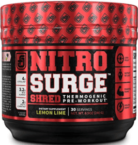 Best Fat Burning Pre Workout Supplement - NitroSurge Shred pre workout