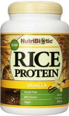 What Is The Best Tasting Vegan Protein Powder - Nutribiotic rice protein powder