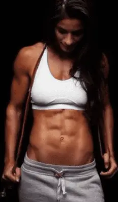 What Is The FitTrack Scale - woman with muscular stomach