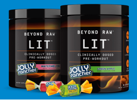 Beyond Raw LIT Pre Workout Review - Beyond Raw LIT - Jolly Rancher Green Apple review - Beyond Raw LIT jolly rancher