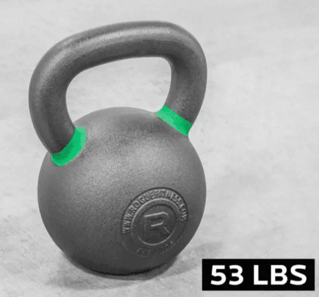Rogue Crossfit Alpha Package Review - Rogue Kettlebell 53lb