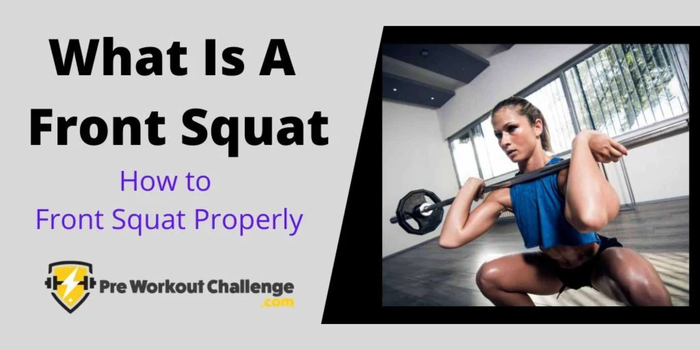 what is a front squat?