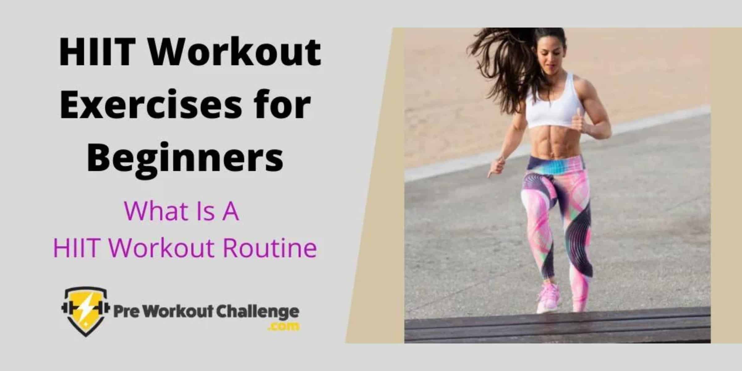 HIIT workout exercises for beginners